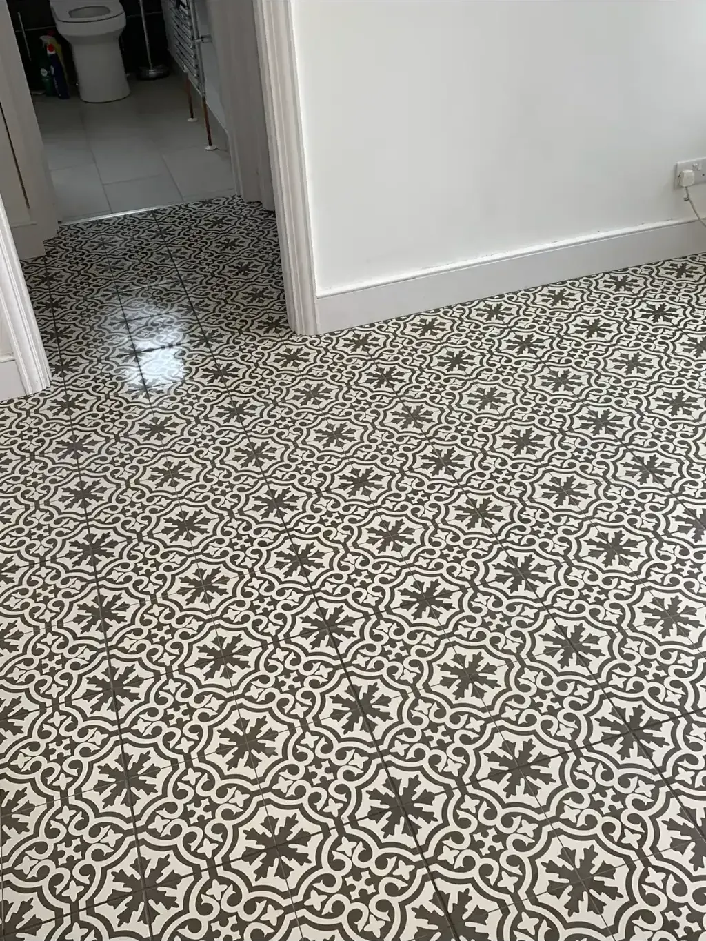 Victorian-pattern floor by Prestige Tiling