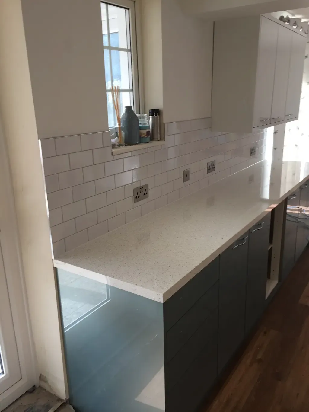 Kitchen splashback by Prestige Tiling